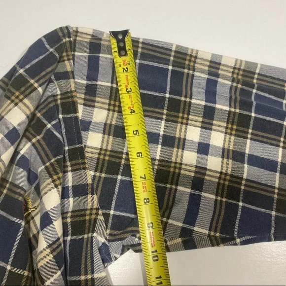 🎉2/$30 Tommy Hilfiger Vintage Plaid LongSleeve Polo Shirt Men's Large Pullover - Picture 13 of 14